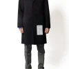 Amaranto Cappotto Blu Uomo Monopetto Slim