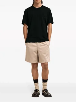 Ami Alexandre Mattiussi T-shirt Nero Uomo con logo goffrato