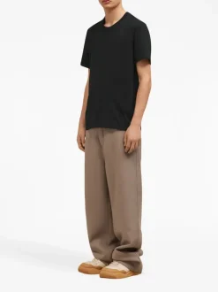 Ami Alexandre Mattiussi T-shirt Nero Uomo girocollo