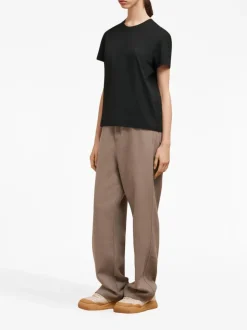 Ami Alexandre Mattiussi T-shirt Nero Uomo girocollo