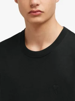 Ami Alexandre Mattiussi T-shirt Nero Uomo girocollo