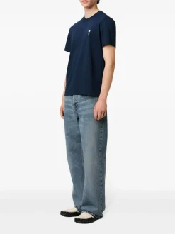 Ami Paris T-shirt Blu Uomo