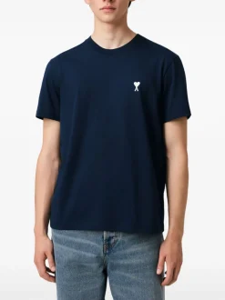 Ami Paris T-shirt Blu Uomo