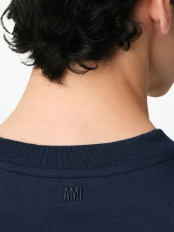 Ami Paris T-shirt Blu Uomo