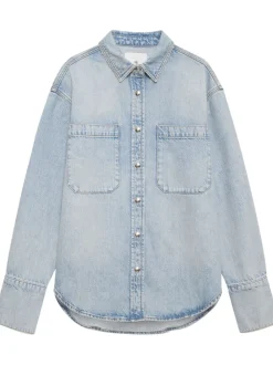 Anine Bing Camicia Blu Donna