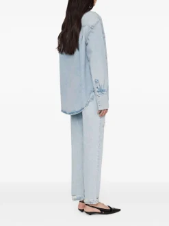Anine Bing Camicia Blu Donna