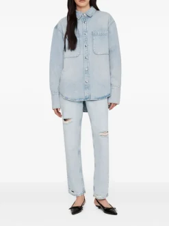 Anine Bing Camicia Blu Donna