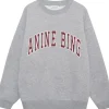 Anine Bing Felpa Grigio Donna