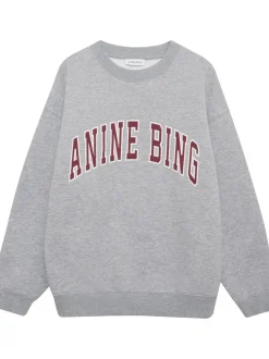 Anine Bing Felpa Grigio Donna