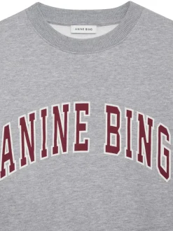 Anine Bing Felpa Grigio Donna