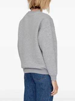 Anine Bing Felpa Grigio Donna