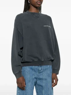 Anine Bing Felpa Nero Donna