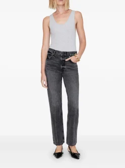 Anine Bing Jeans Grigio Donna