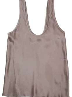 Anine Bing Top Marrone-Grigio Donna Lea