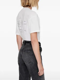 Anine Bing T-shirt Bianco Donna