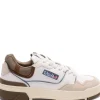 Autry CLC Uomo Scarpa Bianco-Marrone