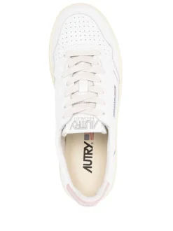 Autry Medalist Donna Scarpa Bianco-Rosa