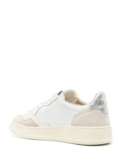 Autry Medalist Donna Scarpa Bianco-Argento