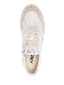 Autry Medalist Donna Scarpa Bianco-Argento