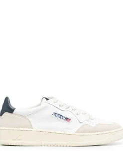 Autry Medalist Uomo Scarpa Bianco-Navy