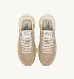 Autry Scarpa Beige Uomo Reelwind Low