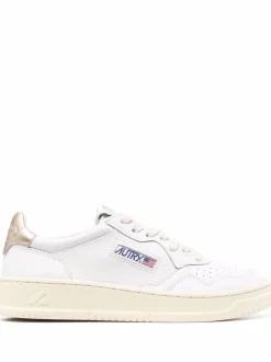 Autry Scarpa Bianco-Oro Donna Medalist
