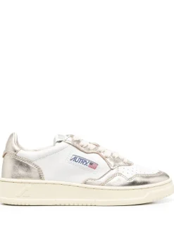 Autry Scarpa Bianco-Platino Donna Medalist