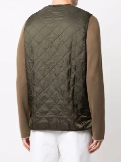 Barbour Gilet Verde Uomo Trapuntato Polarquilt