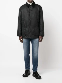 Barbour Giubbotto Nero Uomo Ashby