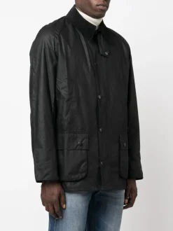 Barbour Giubbotto Nero Uomo Ashby
