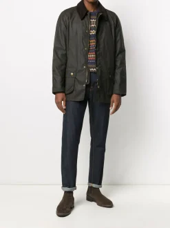 Barbour Giubbotto Verde Uomo Ashby