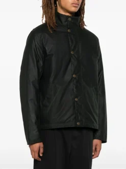 Barbour Giubbotto Verde Uomo Tranport Wax