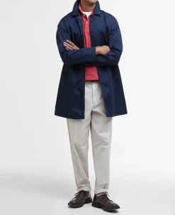 Barbour Mac Rokig Uomo Trench Blu