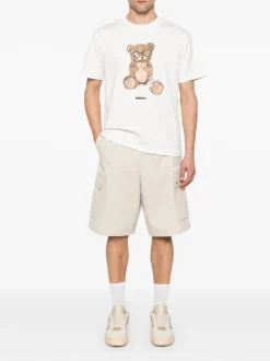 Barrow Unisex T-shirt Giallo Stampa Orso