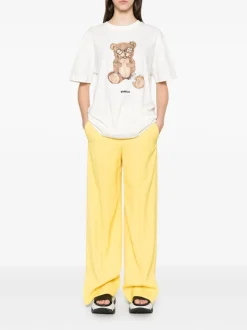 Barrow Unisex T-shirt Giallo Stampa Orso