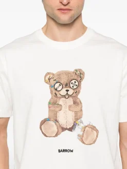 Barrow Unisex T-shirt Giallo Stampa Orso