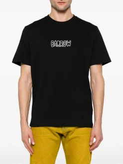 Barrow Unisex T-shirt Nero Emoji Posteriori