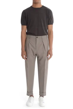 Berwich Pantalone Greige Uomo Chiaia