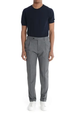 Berwich Pantalone Grigio Uomo Retro