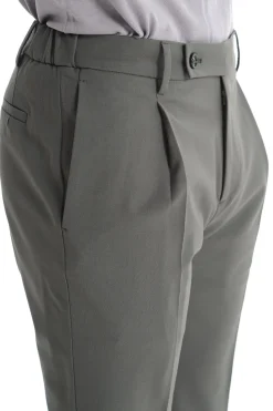 Berwich Pantalone Grigio-Verde Uomo Retro
