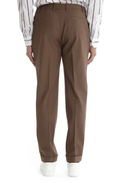 Berwich Pantalone Marrone Uomo Retro