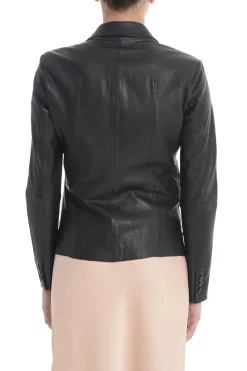 Bully Giubbotto Nero Donna Revers Classico