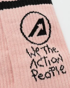 Calze Rosa Unisex con Dettagli Pink/Black Codice 1002562