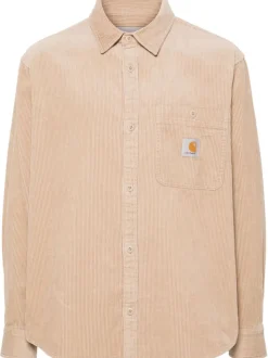 Carhartt Camicia Beige Uomo Flint