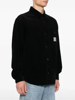 Carhartt Camicia Nero Uomo Flint