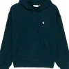 Carhartt Felpa Blu Donna Micro Ricamo Logo C