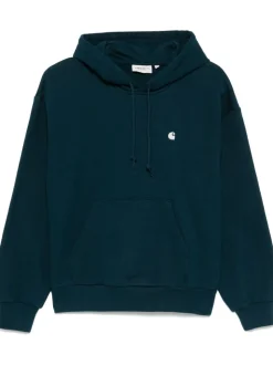 Carhartt Felpa Blu Donna Micro Ricamo Logo C