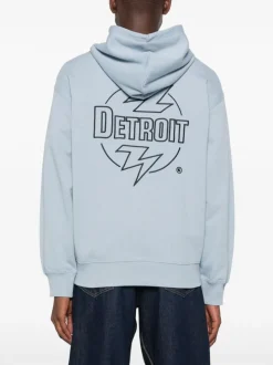 Carhartt Felpa Grigio Uomo Motivo Detroit