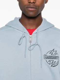 Carhartt Felpa Grigio Uomo Motivo Detroit