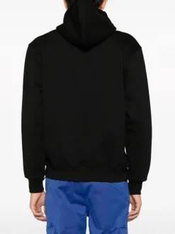 Carhartt Felpa Nero Ricamo Logo